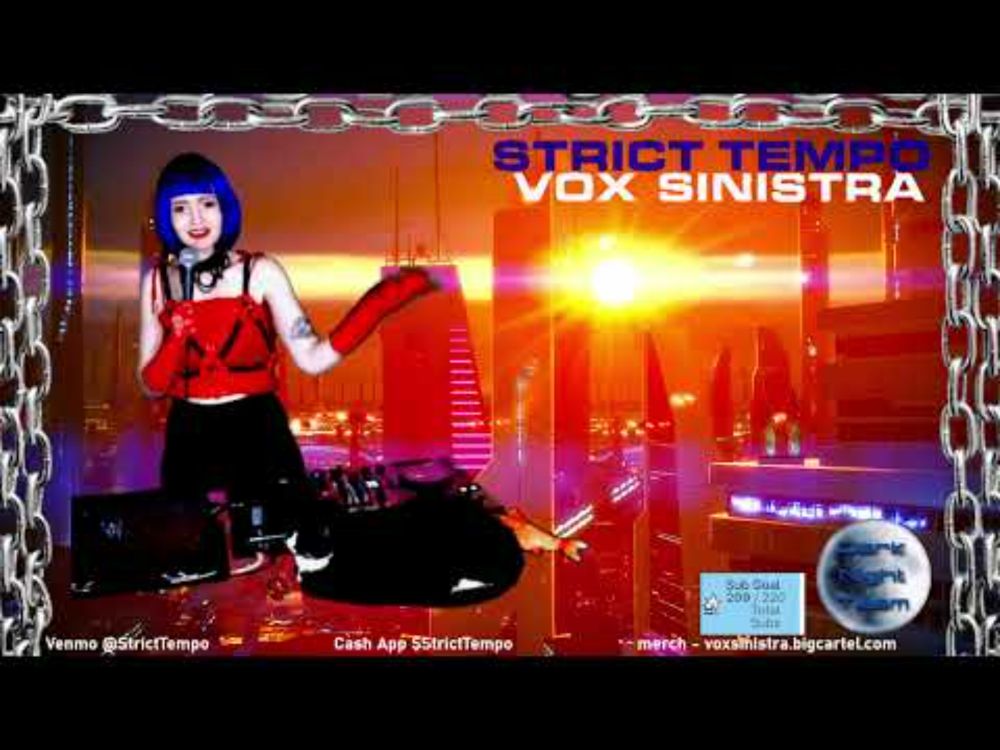 Vox Sinistra - Strict Tempo 2022.02.10 (Dark Disco, New Beat, EBM, Dark Techno, Darkwave, Electro)