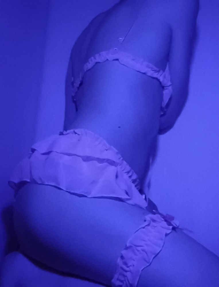 mia in the same outfit and light and still on her knees, but turned to the side and away slightly so you can see her back and some of her ass!