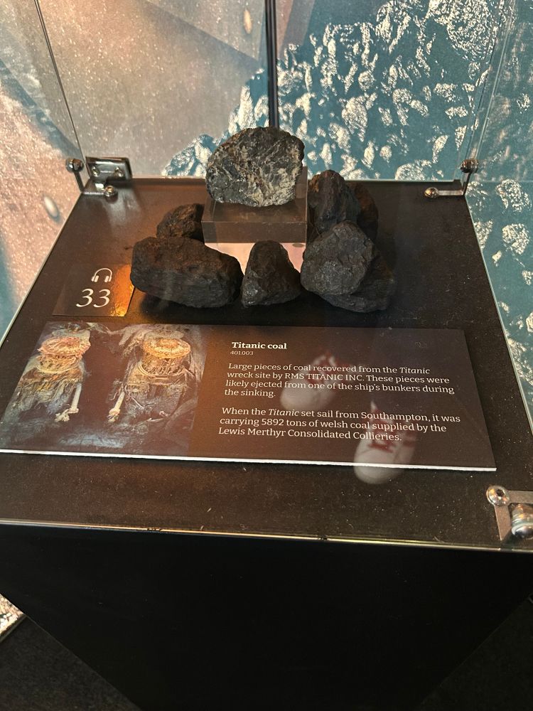 Coal from Titanic’s bunkers