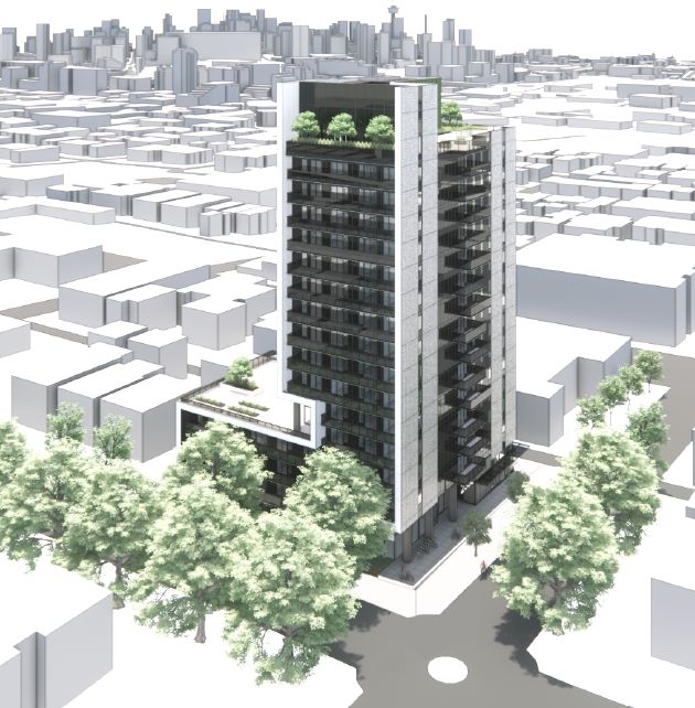 Rendering for 2535 Carolina St and 557-569 E 10th Ave