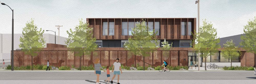 Rendering of Vancouver Animal Shelter - 1210 Glen Dr