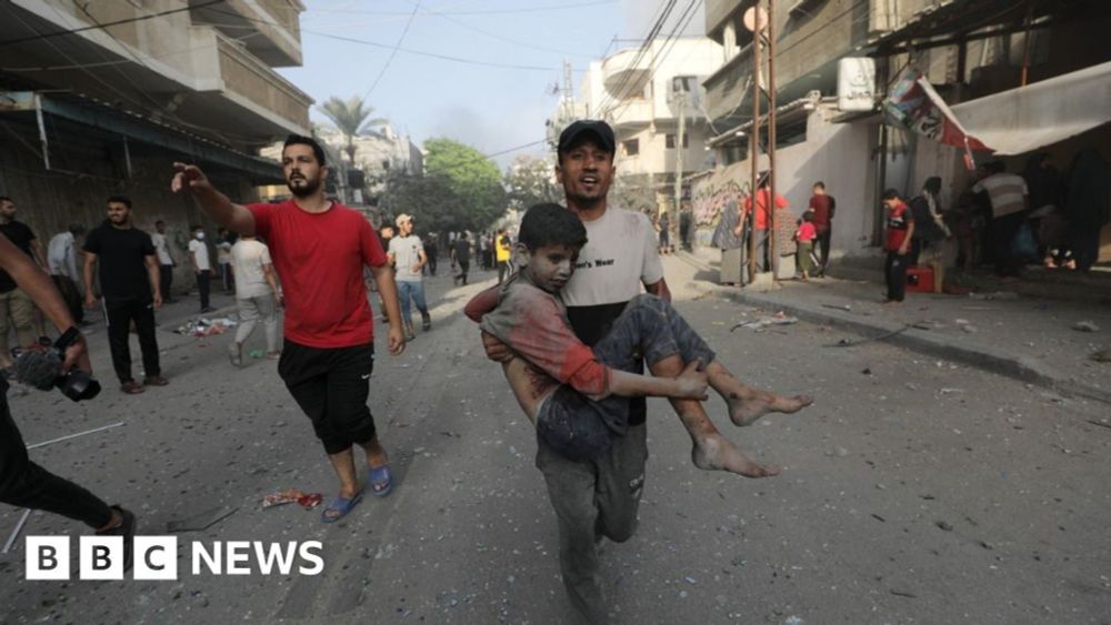 Hamas-run authorities say hundreds of buildings were destroyed in the past day, with 377 people killed.