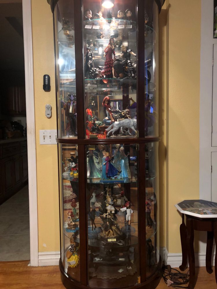 The main display cabinet after adding Tanjiro.