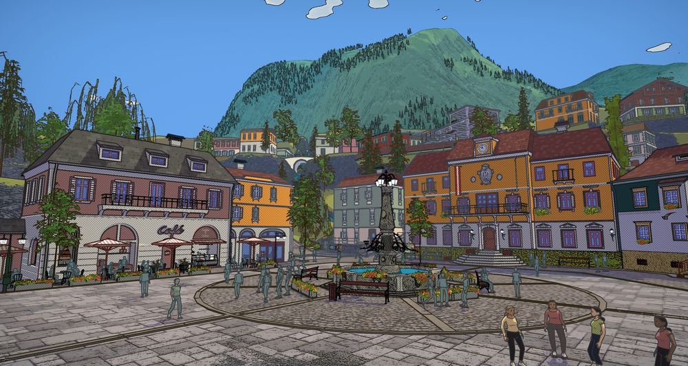 The village of Hinterberg