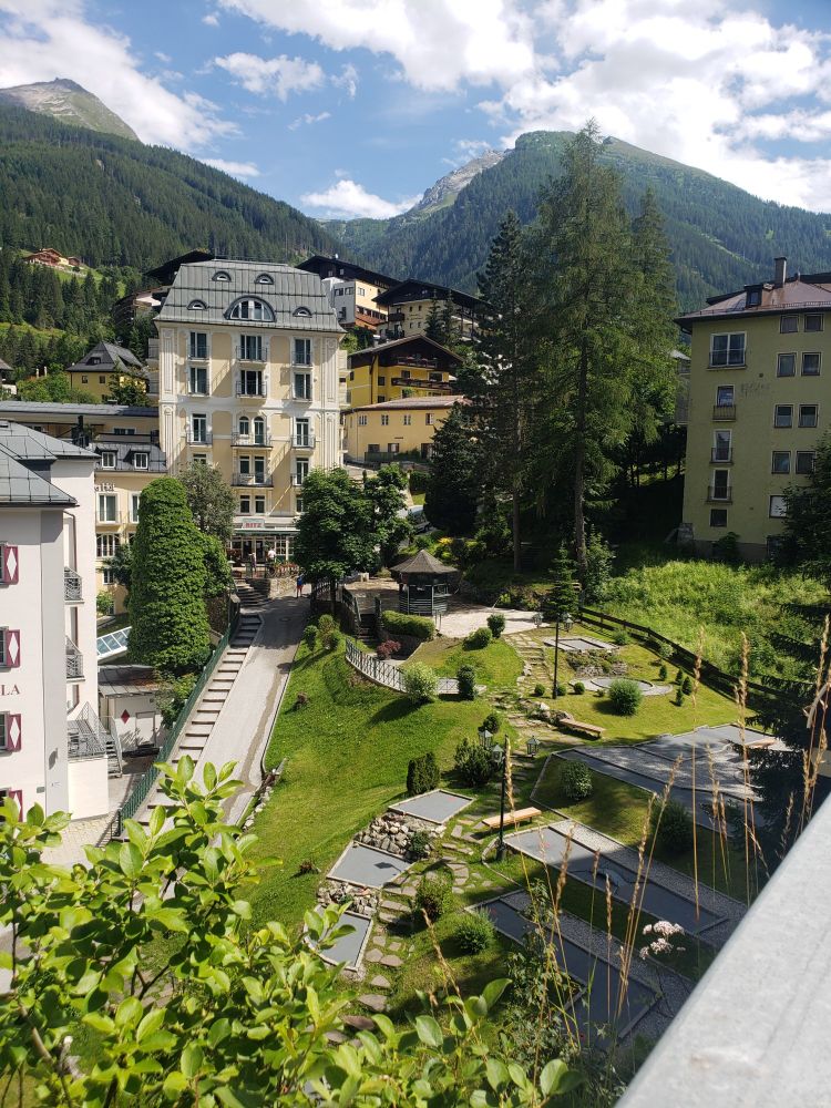 An area in Bad Gastein that inspired our "tourist area".
