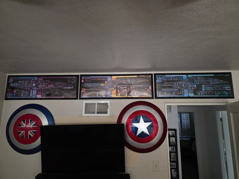 art hung up in my bedroom