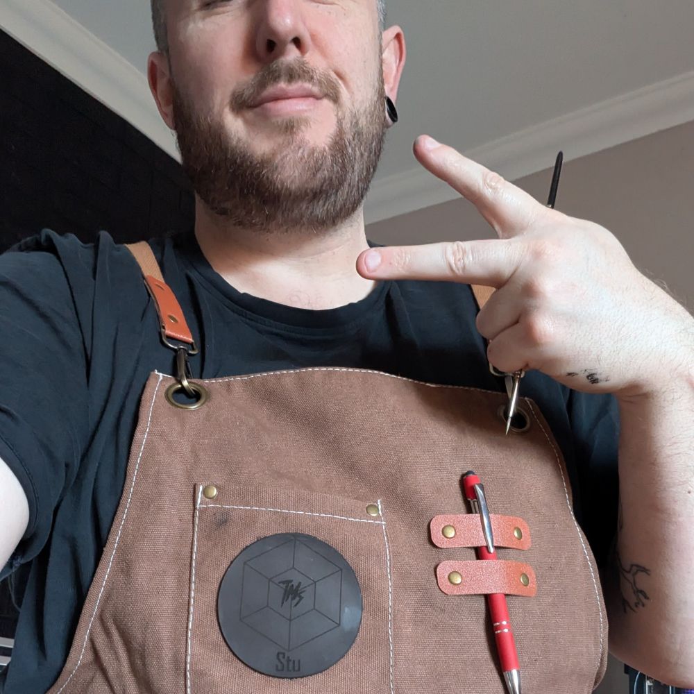 Me, in an apron!