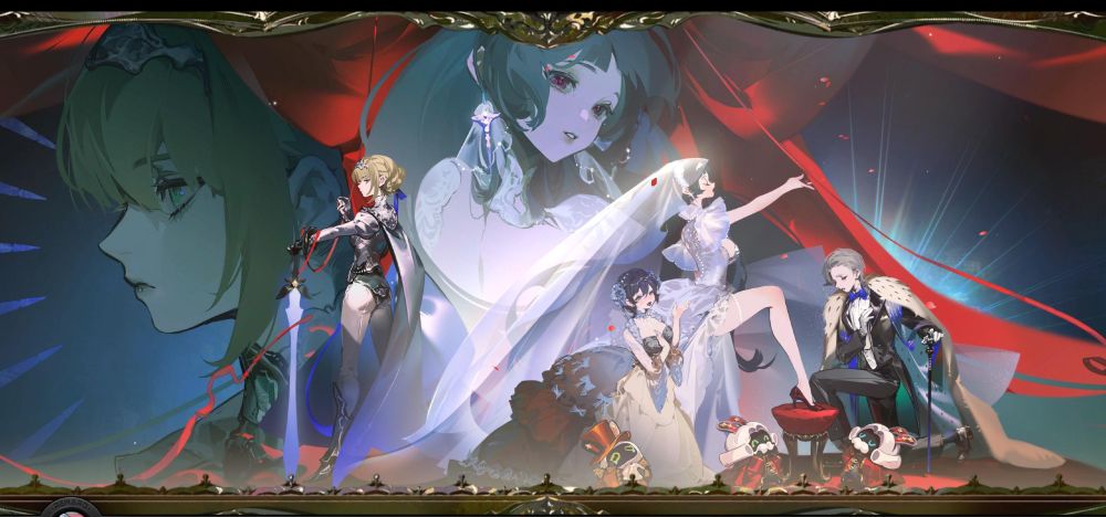 The cover art for the Astra Yao TV Schedule, showing Astra in a princess costume with Evelyn standing behind in her shadow, protecting her