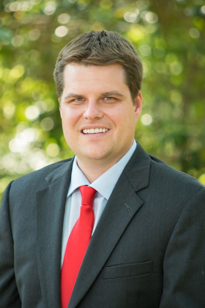 Matt Gaetz, US Rep involved in trafficking, child rape, and drug use. Trump ally. 