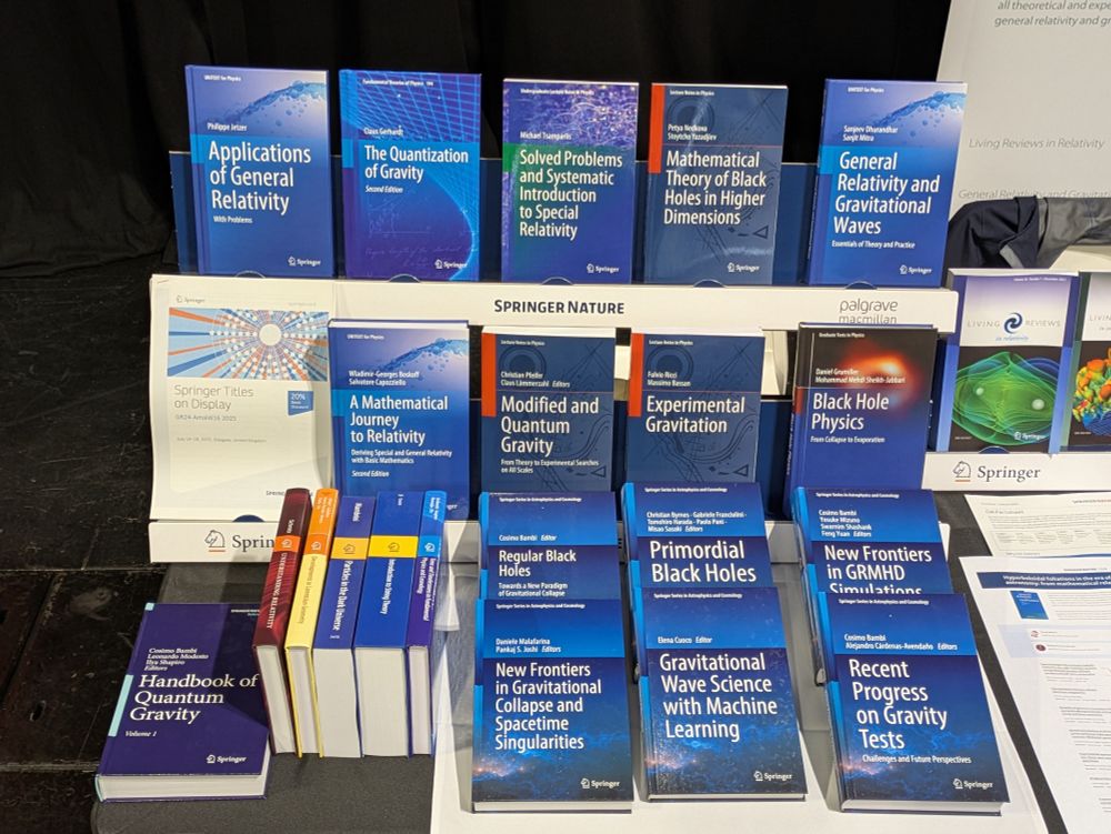 Springer Nature books & journals display 
