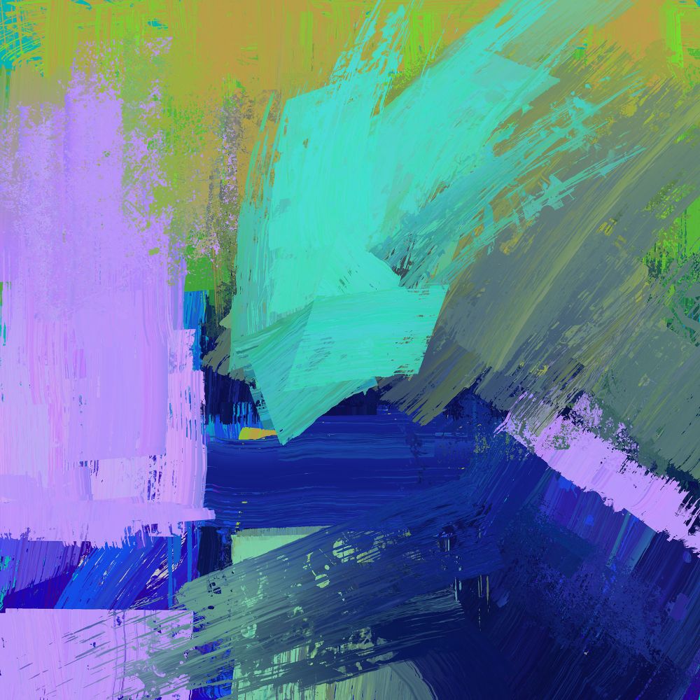 coloured digital brush strokes