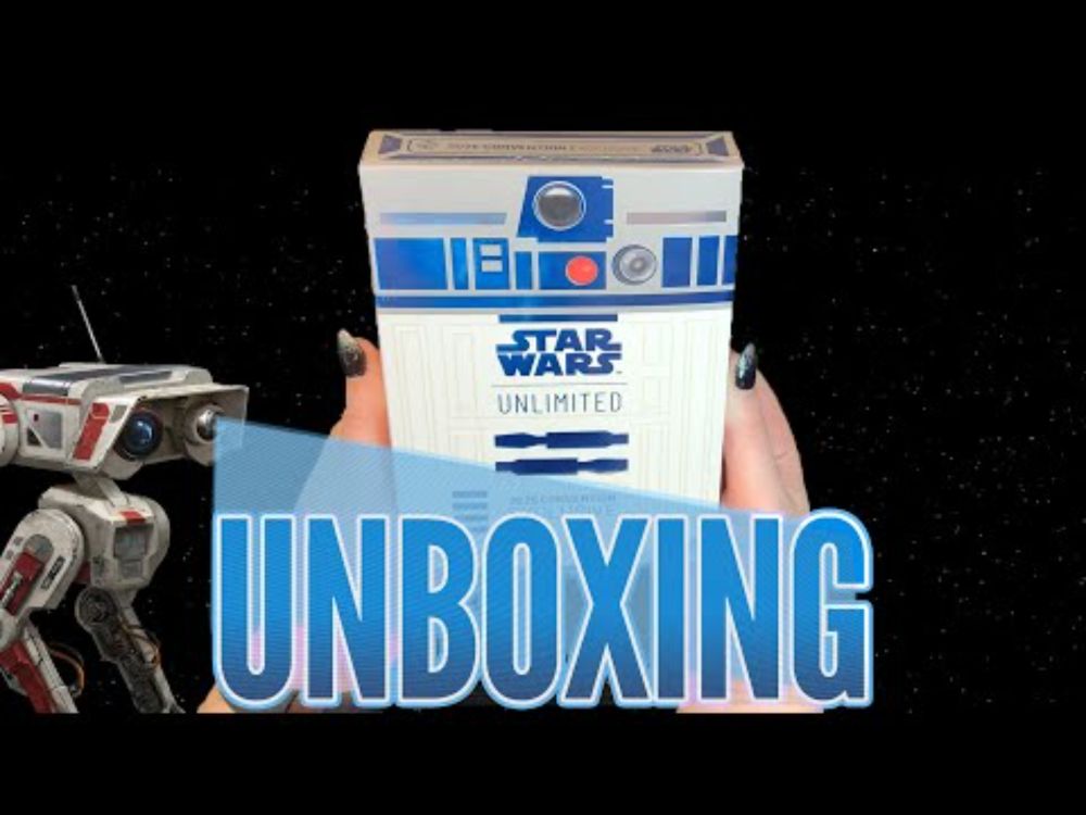 Unboxing the Convention Exclusive Droid Cards - Star Wars Unlimited