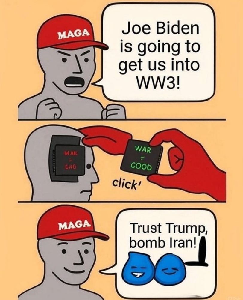 MAGA changing out their brain chip