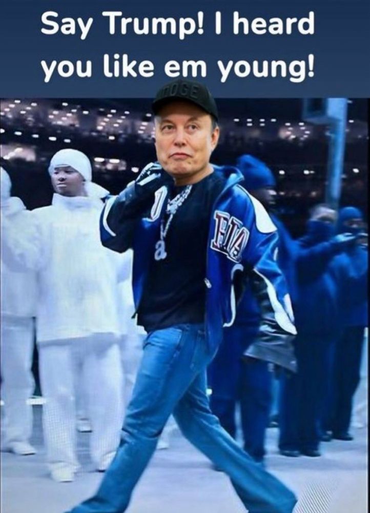 Elon saying “say Trump, I hear you like em young”