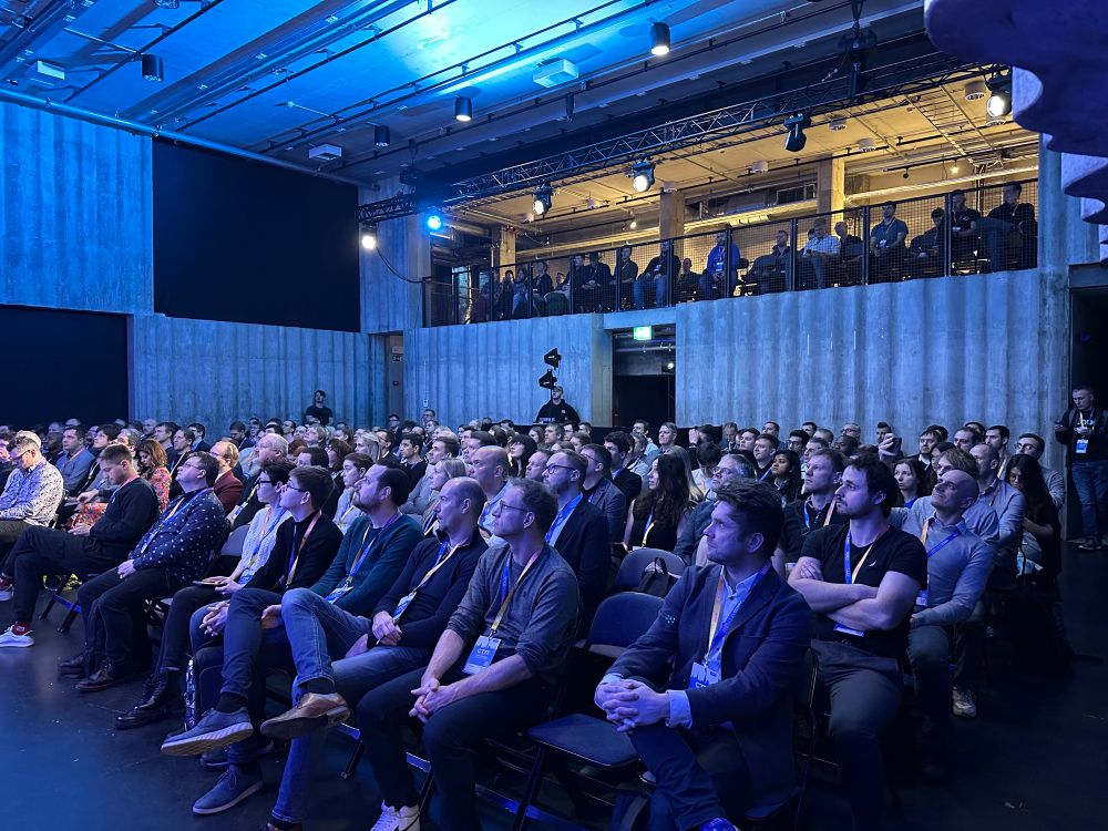 Crowded room in Tallinn at CTTT25