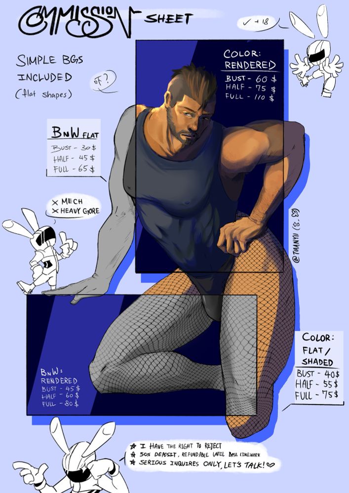 my commission sheet!!