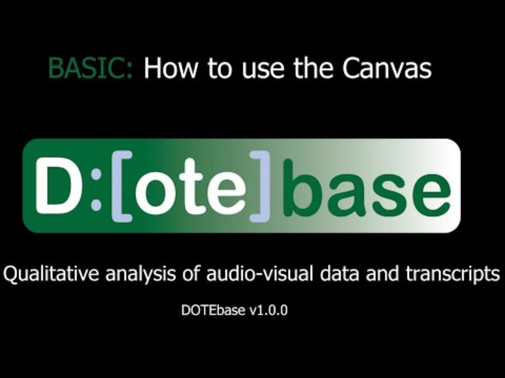 DOTEbase  - How to Use the Canvas - Basic