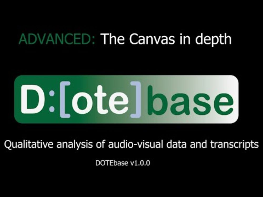 DOTEbase - How to use the  Canvas - Advanced