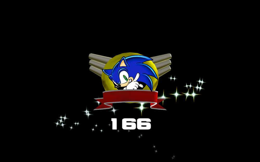 Screenshot of Sonic Adventure 2 Battle.

Showcasing my 166th emblem out of 180.