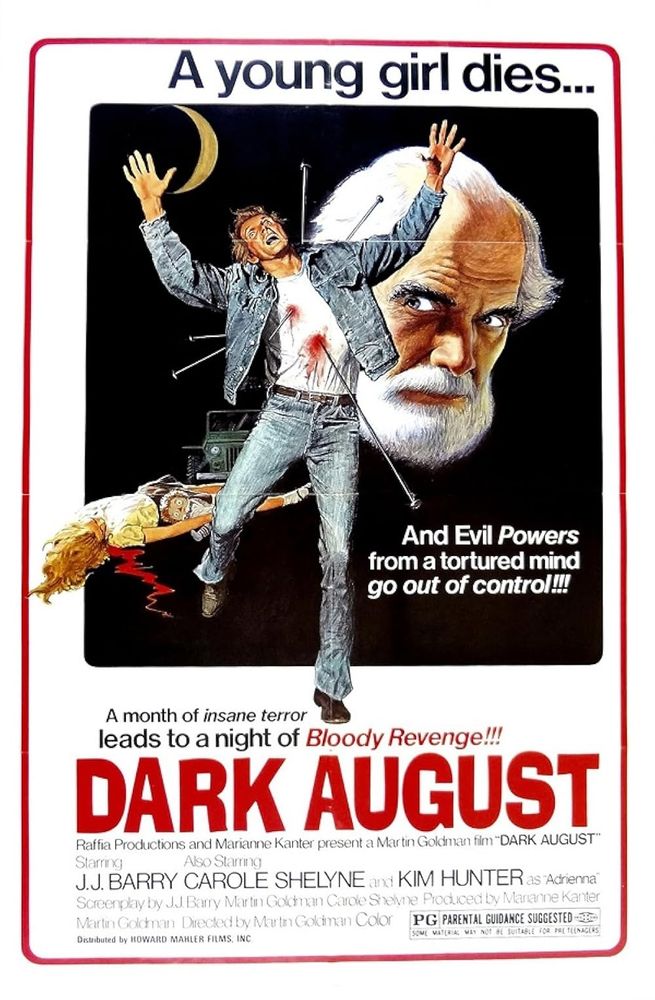 Movie poster for Dark August (1976)