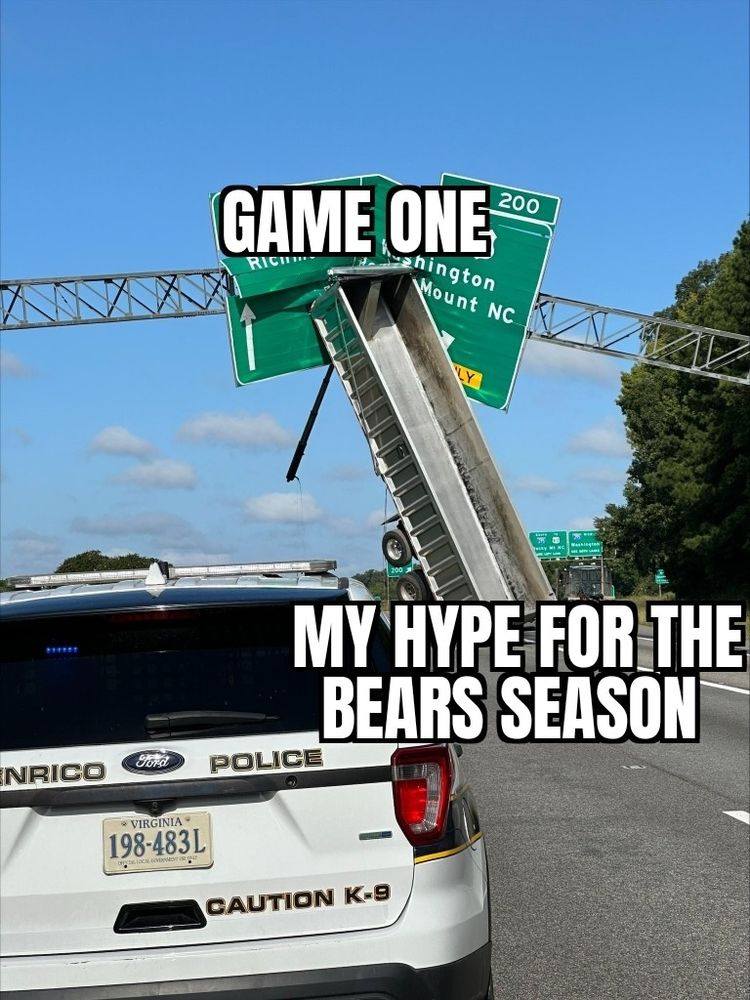 My hype for the Chicago Bears season was cruising along until it hit Game 1.