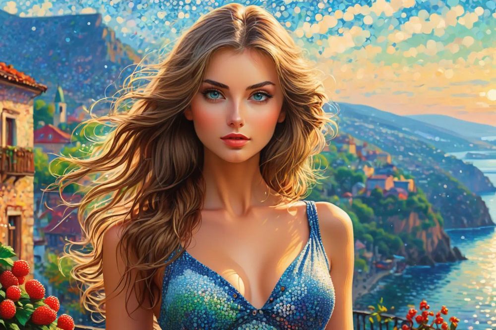 Prompt:   young woman, beautiful face, standing, great body, gorgeous figure, long legs, pretty eyes, long hair, Swift Linux distribution style, beautiful background, magnificent scenery, Vasily Perov style,    HD, sharp focus, stunningly beautiful, hyper-detailed, Neo-Impressionism, tiny dabs of color, Pointillism, painterly, Neo-Impressionism

Negative prompt: verybadimagenegative, bad_prompt_version2-neg, easynegative, FastNegativeV2, ugly, deformed, noisy, blurry, low contrast, photograph, realistic, extra eyes, bad eyes, ugly eyes, imperfect eyes, deformed pupils, deformed iris, cross-eyed, poorly drawn face, bad face, fused face, ugly face, worst face, unrealistic skin texture, out of frame, poorly drawn hands, cloned face, double face, blurry, bad quality

Text model: neural-chat

Image model: ProtoVisionXL