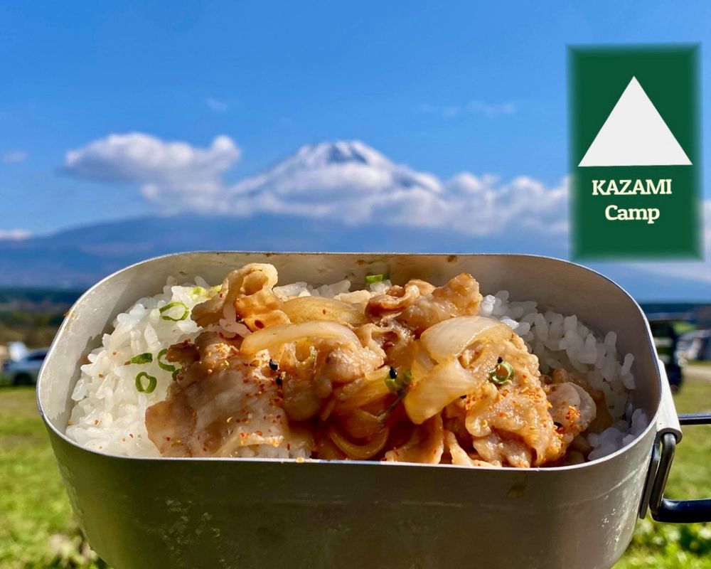 ふもとっぱらキャンプ場にて