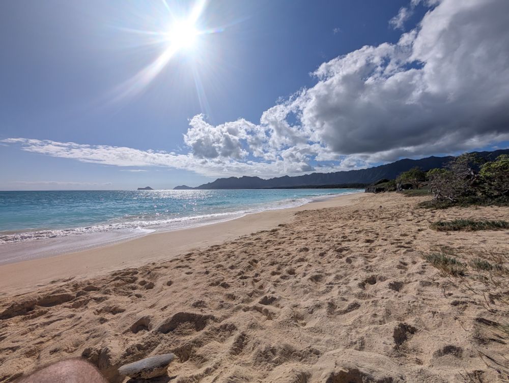 The beauty of God's creation (a beach in Oahu)