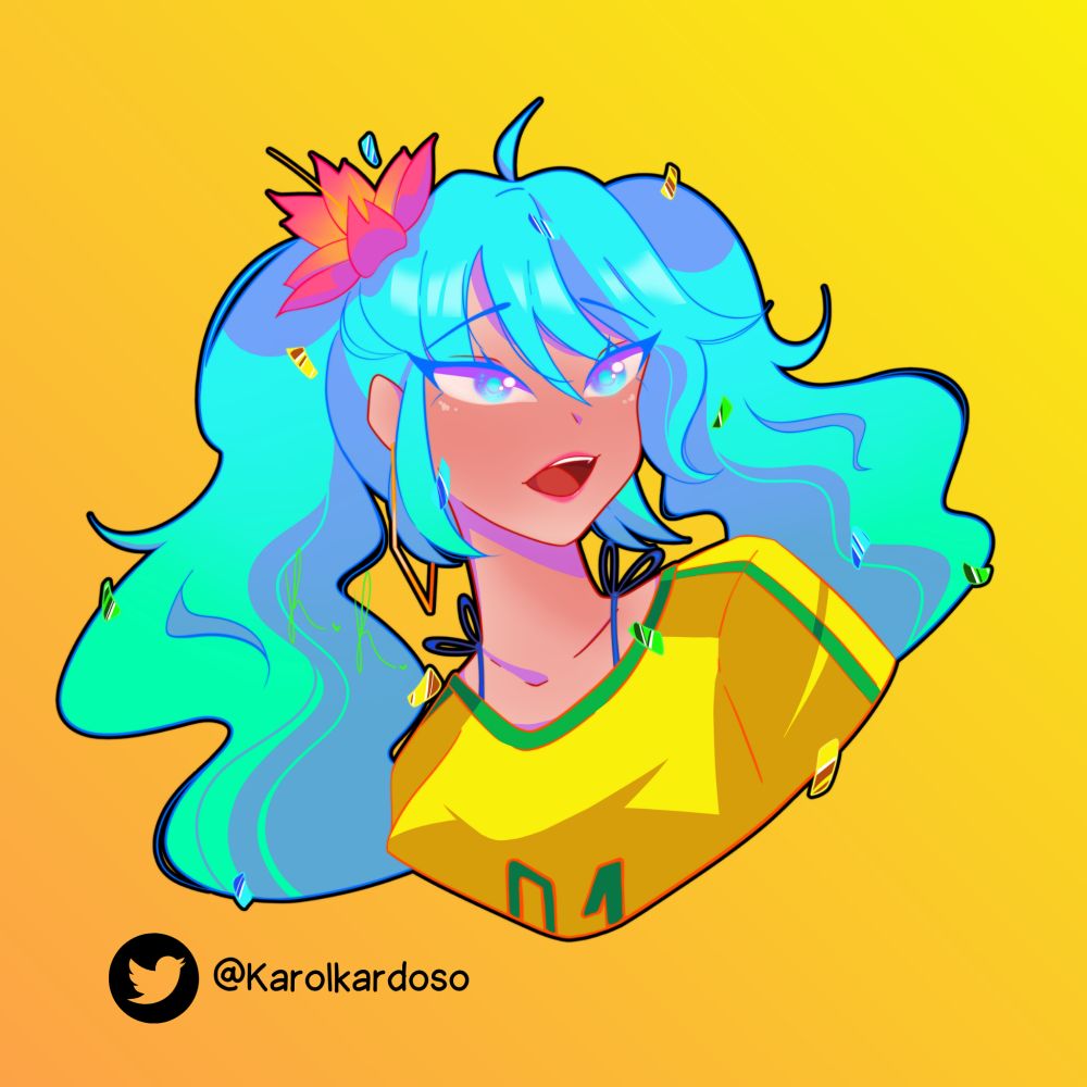 Arte Hatsune Miku brasileira
