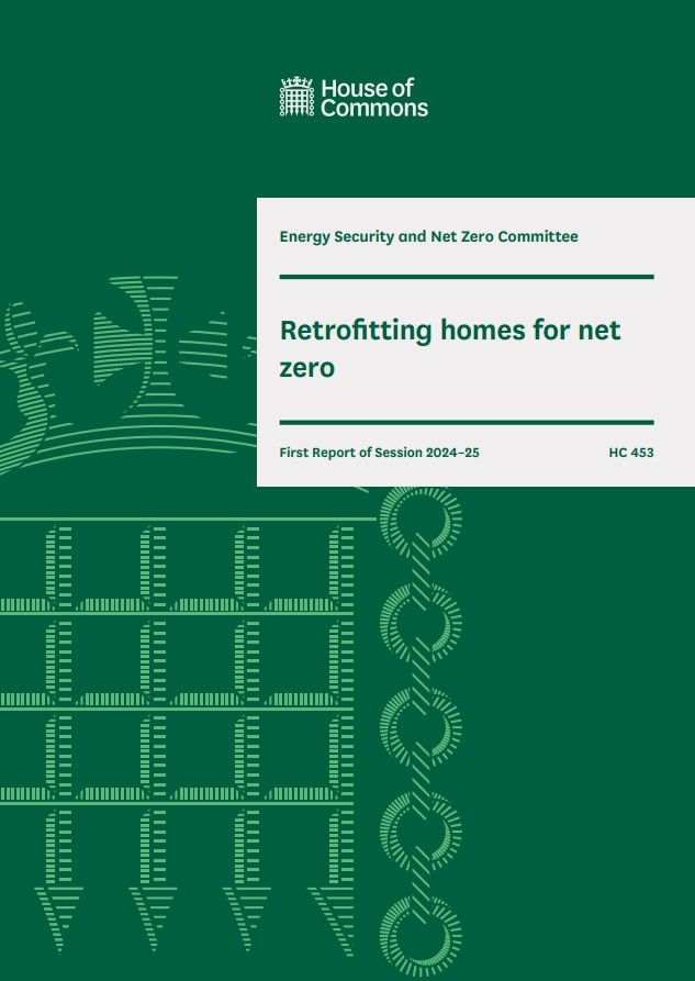 Retrofitting home for net zero report front cover