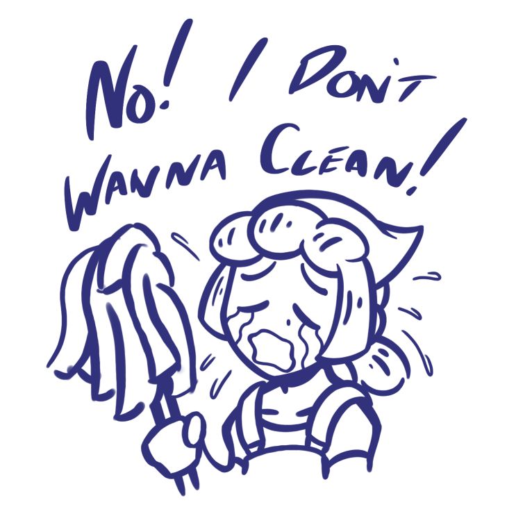 (In'Sopo) plz dont make her clean k thx