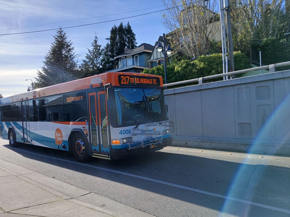 217 bus to Silverdale