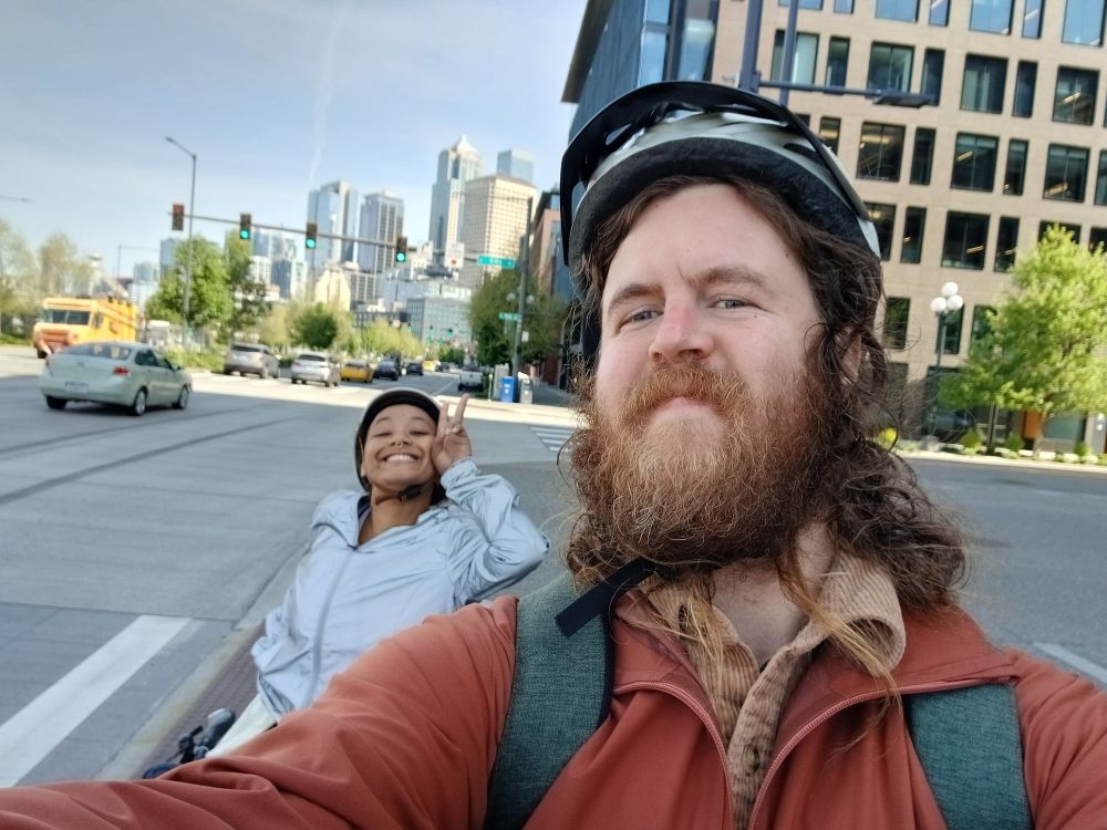 Selfie with Jaz in Pioneer Square