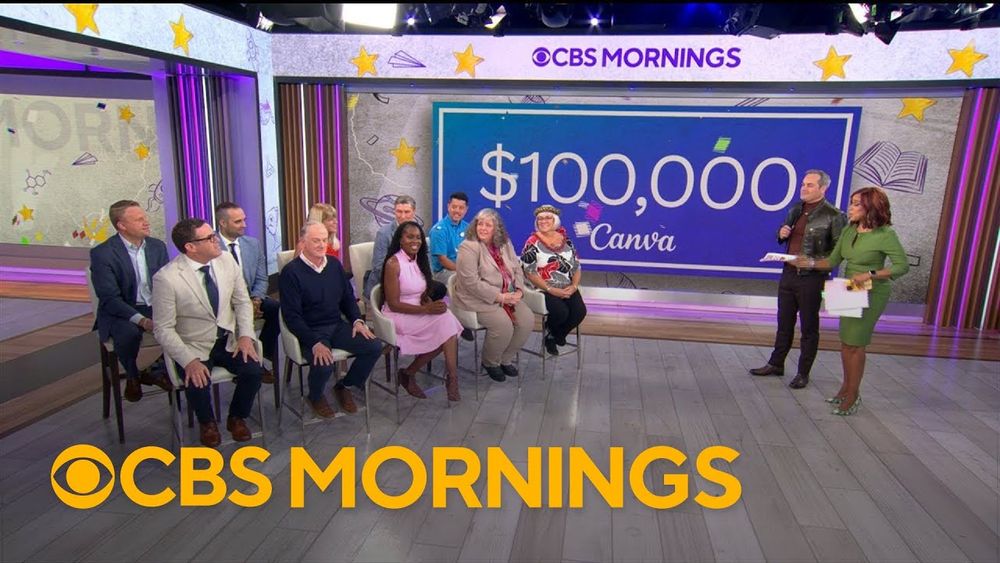 National Teachers Hall of Fame Inductees get big surprise on “CBS Mornings”