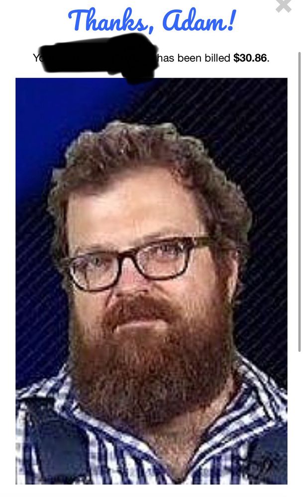 Possible sighting of the legendary Sasquatch wearing bib overalls 