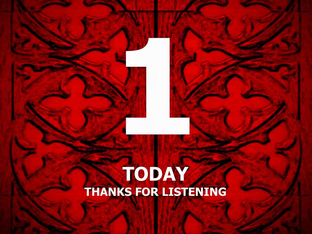 Thanks for listening 