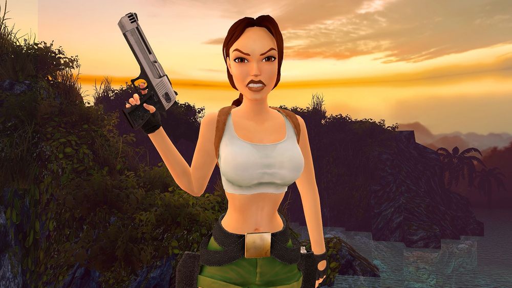 Big boobed tomb raider Lara croft