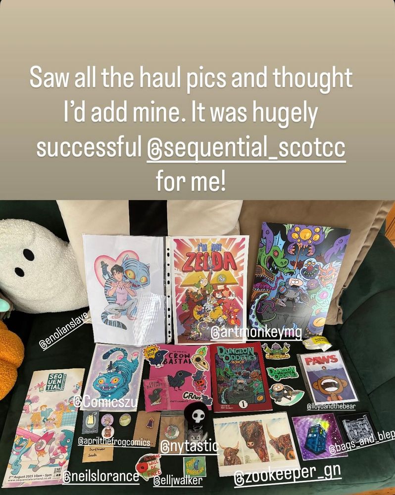 My haul from Sequential Scotland
