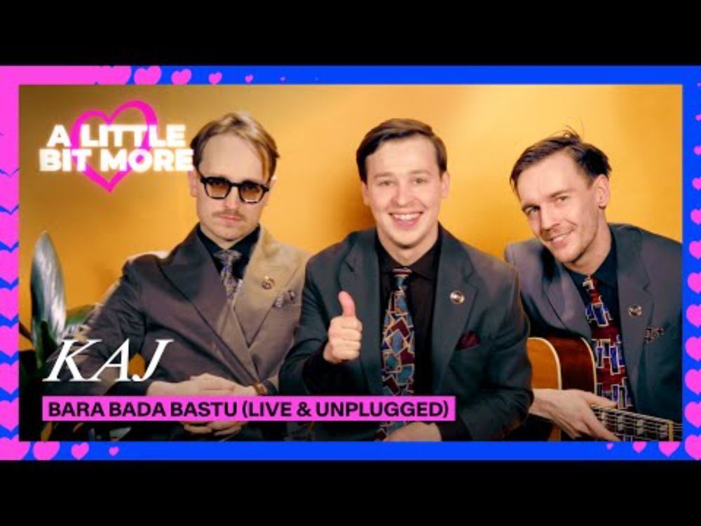 KAJ - Bara Bada Bastu (Live & Unplugged) | Sweden 🇸🇪 | #EurovisionALBM