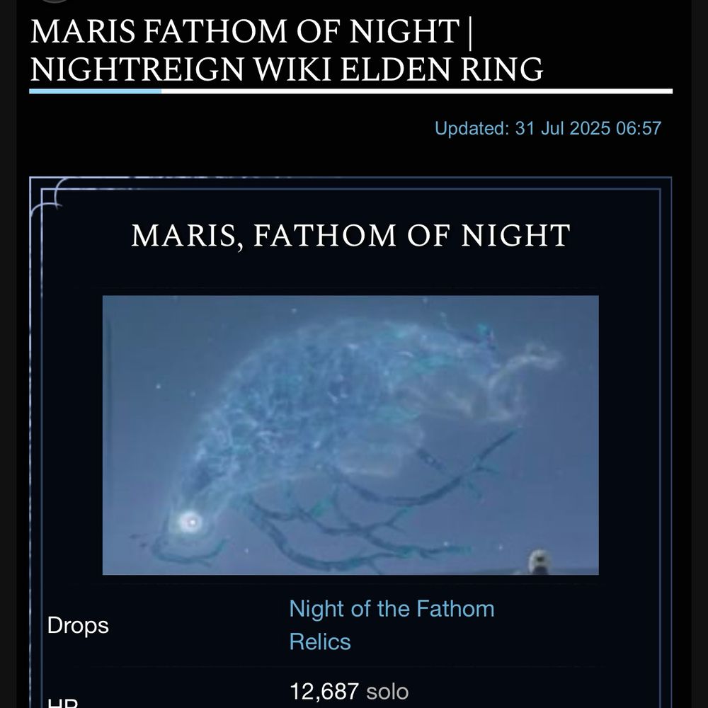 Maris, Fathom of Night from some Nightreign wiki