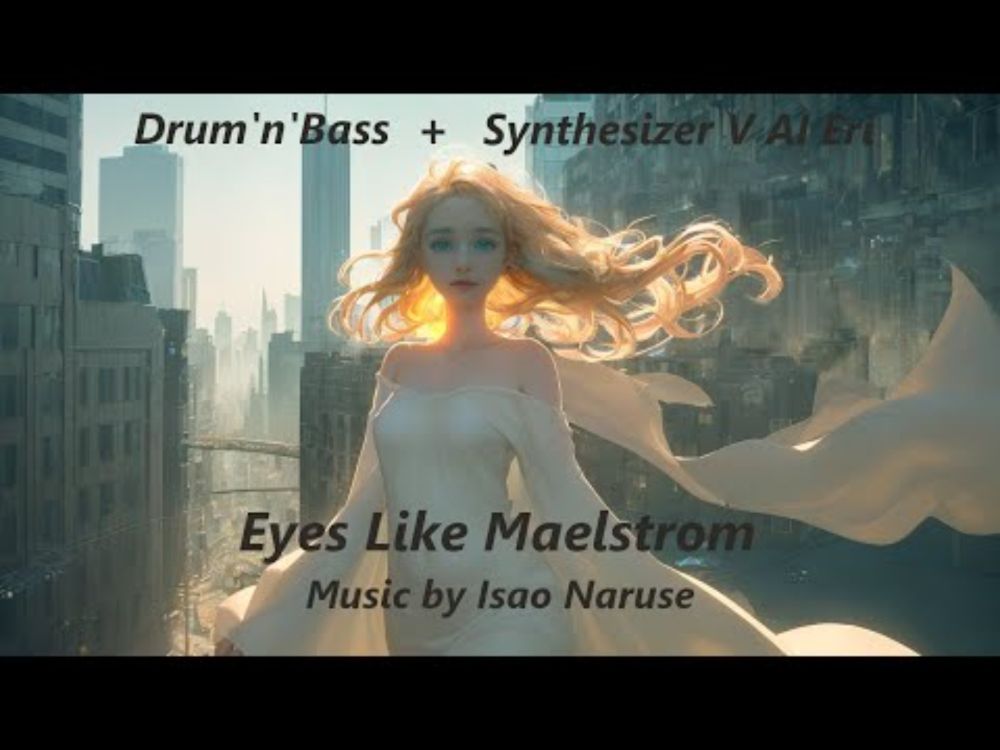 【オリジナル曲】Eyes Like Maelstrom【DnB + Synthesizer V AI Eri】