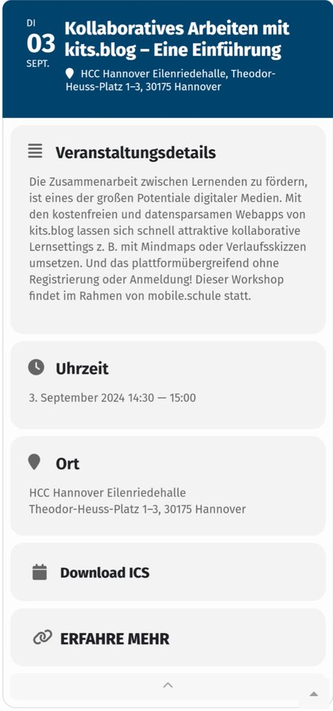 Dies ist eine Workshopbeschreibung auf mobile.schule am 3. September 2024 um 14:30 Uhr.