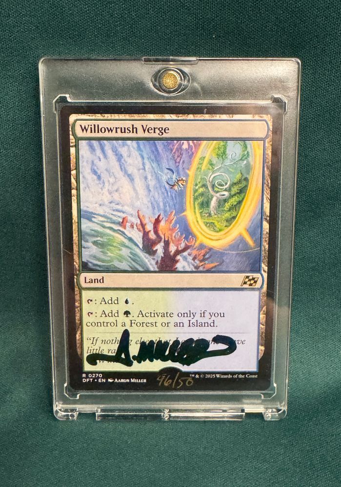 Willowrush Verge signed by Aaron Miller