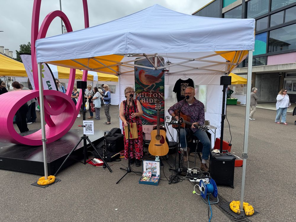 Milton Hide at the Eastbourne Farmer’s Market
