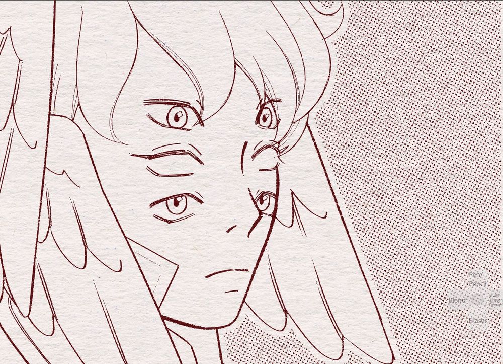 My binary lineart softened, anti-aliased, slightly blurred, etc.