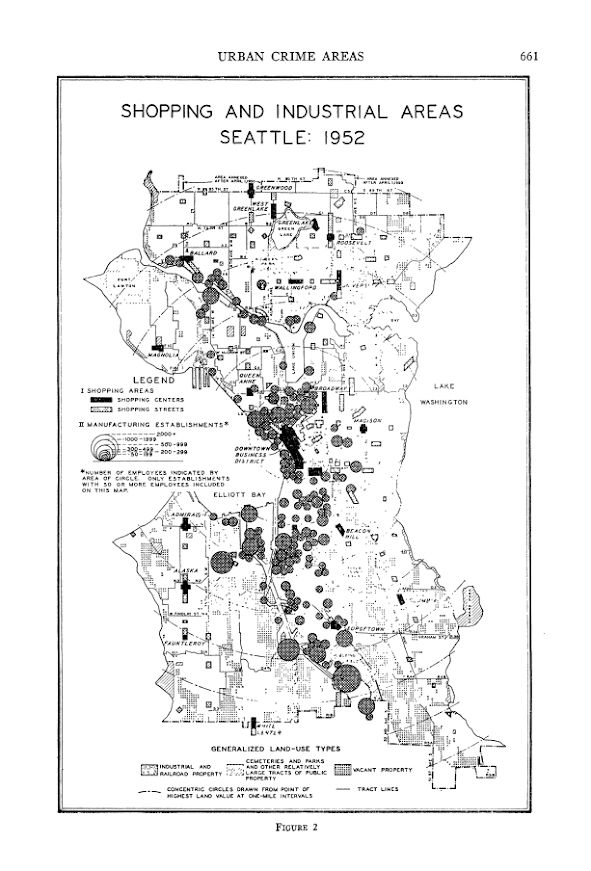 Historical hot spot map of crimes in Seattle