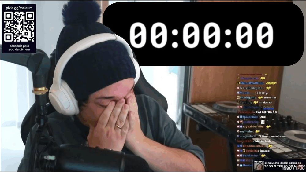 FINAL COMPLETO SUBATHON MEIAUM COM CHAT, timer zerando, despedida do meiaum, rodinha e encerramento