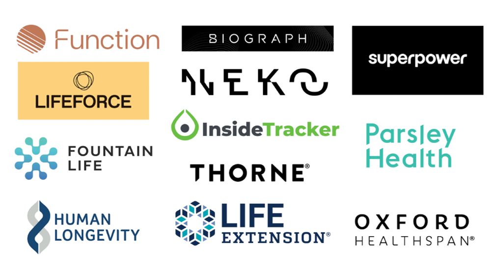 logos of the 12 companies reviewed 
