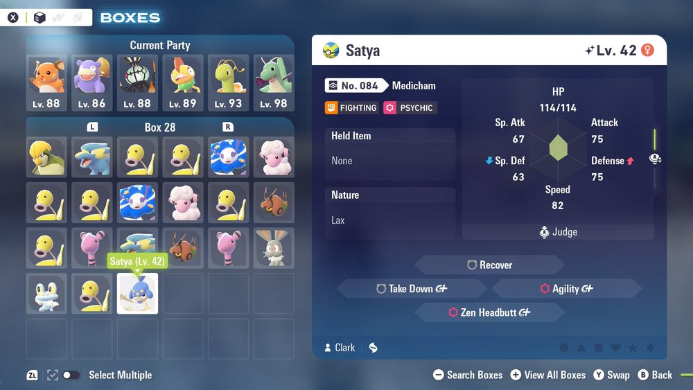 Picture of the 22 total shinies I found on my medicham hunt