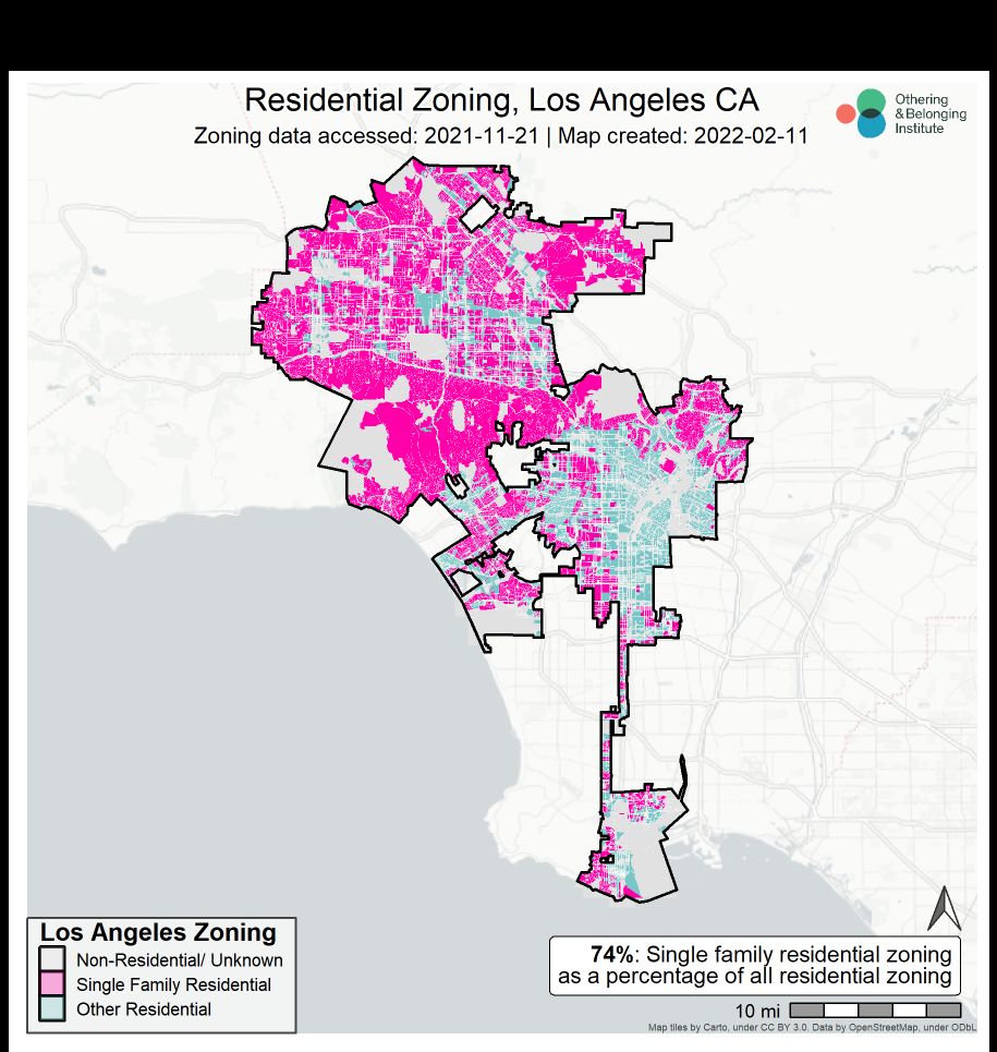 zoning map of la